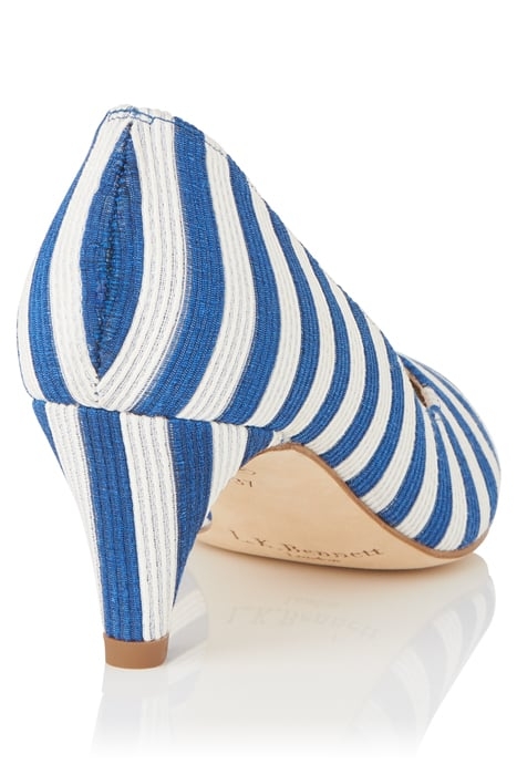 HELGA SINGLE SOLE COURT BLUE/WHITE 4