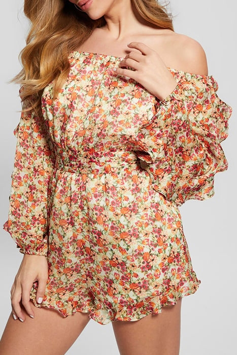 GUESS ECO OFF SHLDR GEMA ROMPE SUNNY ROSE GARDEN PR 1