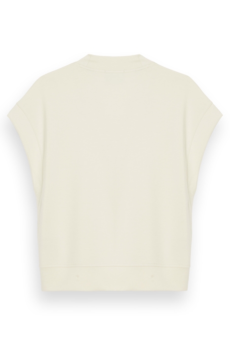 V-NECK SLEEVELESS MODAL SWEATSHIRT SOFT ICE 2