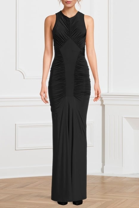 LIVVIE MAXI DRESS JET BLACK 1