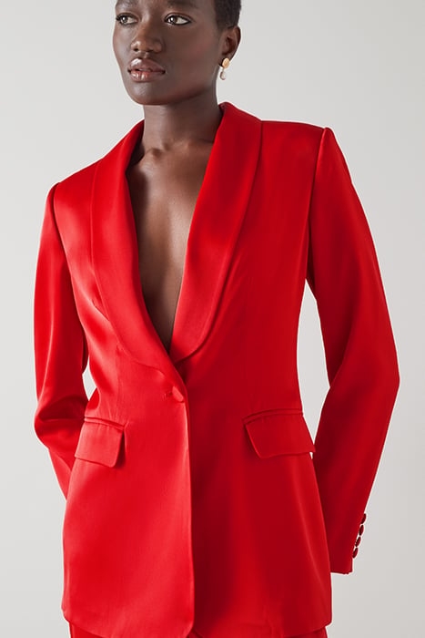 JK SEYDOUX SHAWL COLLAR CHERRY 5