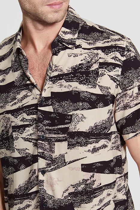 GUESS ECO SS ECO RAYON ABSTRCT ABSTRACT COLLAGE 4