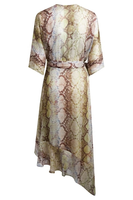 GUESS ECO 3 QTR SLV ENSLEY WRA GLAM SNAKE PRINT 4