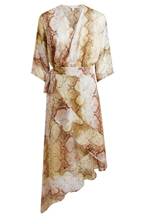 GUESS ECO 3 QTR SLV ENSLEY WRA GLAM SNAKE PRINT 3