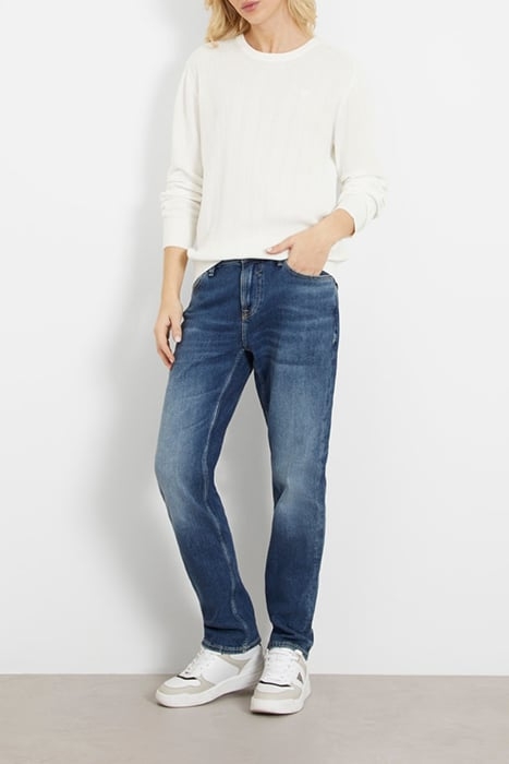 GUESS ECO BUD LS CN STITCHED S SALT WHITE 3