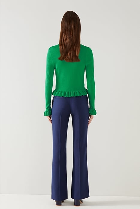 CD GRACE V-NECK FITTED EMERALD 2