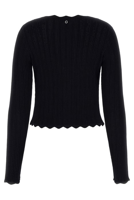 GUESS ECO LS POINTELLE ANJELA JET BLACK A996 5