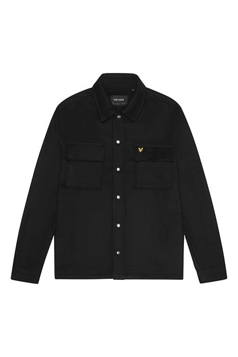 BRUSHED OVERSHIRT JET BLACK 4