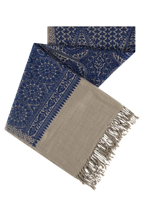 SCARF LUXURY EMBROIDERED FUNGHI 4