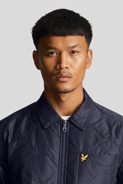 QUILTED OVERSHIRT DARK NAVY 5