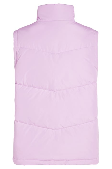 SLEEVELESS ATHLEISURE PUFFER PASTEL LILAC 2