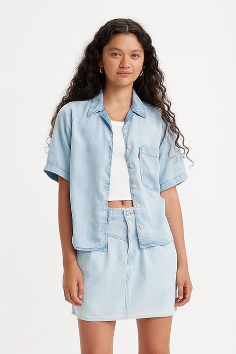 JOYCE BUTTON-DOWN SHIRT BLUE 1