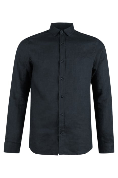 MA-LINEN SHIRT LS DARKGREY 4