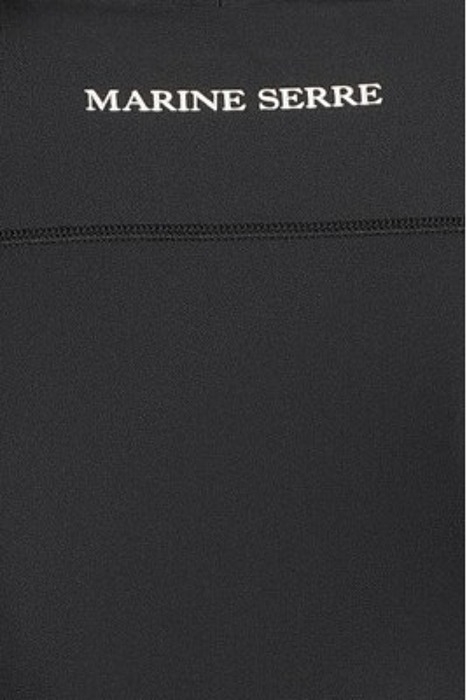 MARINE SERRE – ACTIVE JERSEY SECOND SKIN TOP BLACK 5