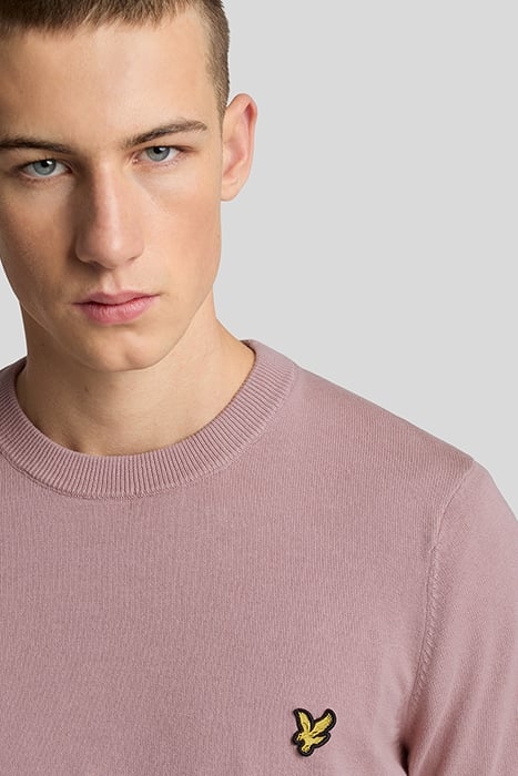 COTTON CREW NECK JUMPER FIELD THISTLE 5