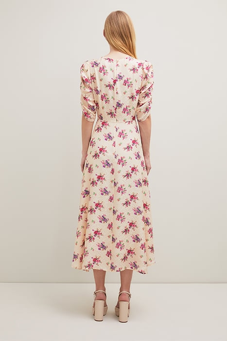 DELILAH BOUQUET MIDI DRESS CREAM 2