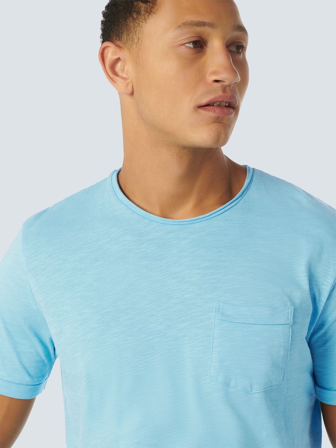 T-SHIRT CREWNECK SLUB AQUA 6
