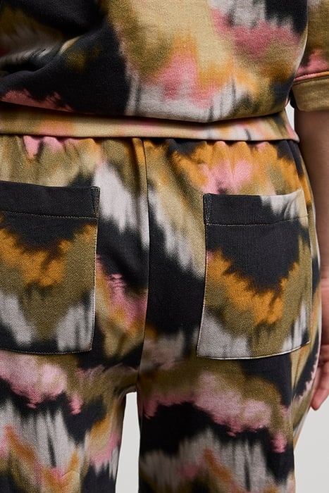 PANTS WATERY PRINT ON FRENCH TERRY MULTICOLOUR 3
