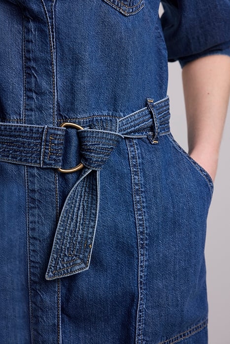 DENIM DRESS LIGHT WEIGHT COTTON TENCEL DENIM 4