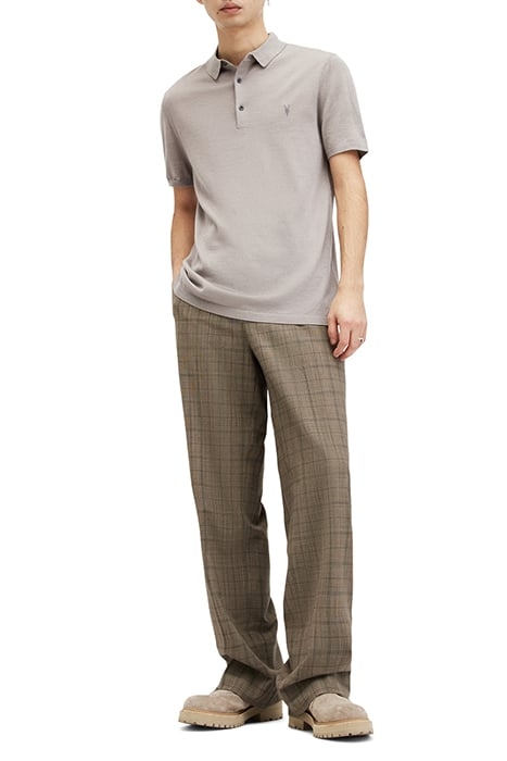 MODE MERINO SS POLO CHESTNUT TAUPE 3