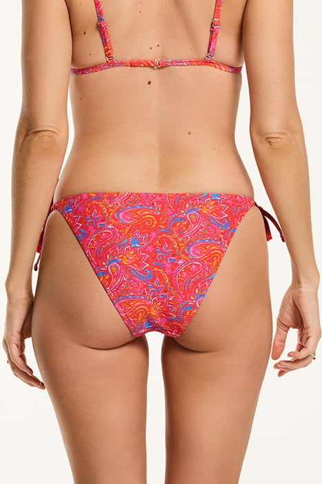 LADIES ROMY BIKINI SET COLOURED PAISLEY RIO RED PAISLEY 7