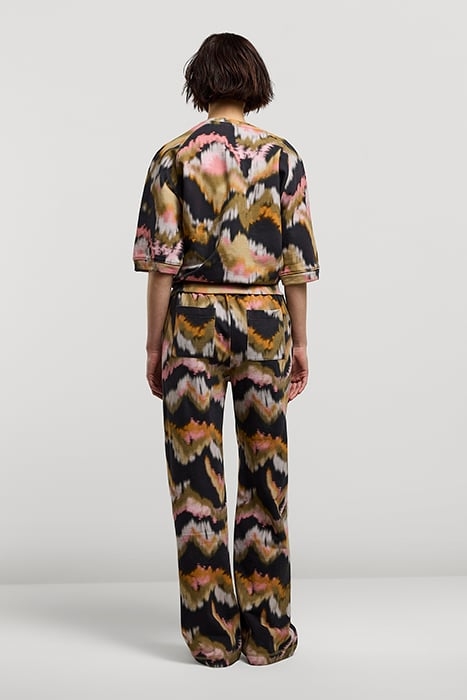 PANTS WATERY PRINT ON FRENCH TERRY MULTICOLOUR 2
