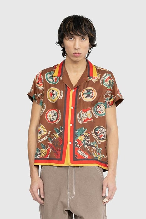 BODE – STATE SEAL SHORT-SLEEVE SHIRT MULTI 1