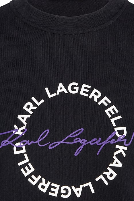 CIRCLE LOGO SWEATSHIRT BLACK 3