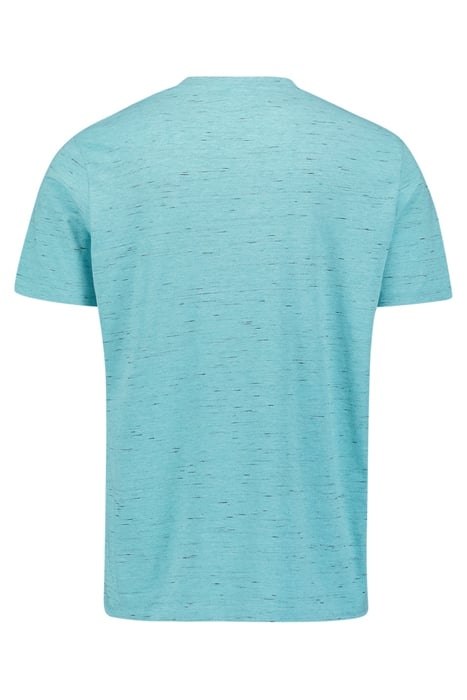 T-SHIRT GRANDDAD MELANGE AQUA 5