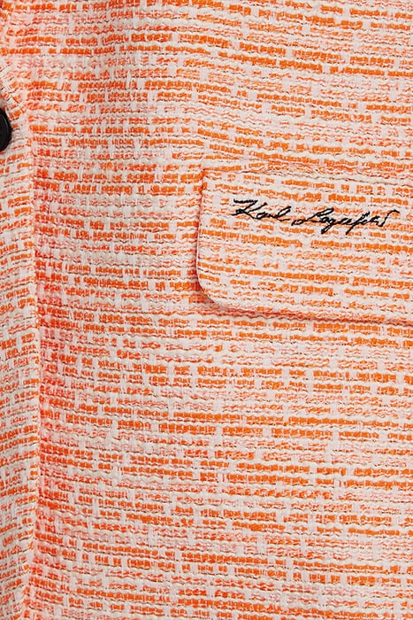 BOUCLÉ BLAZER ORANGE 3