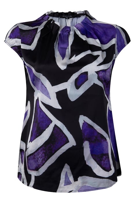 COMMA BLOUSES GREY/BLACK 1