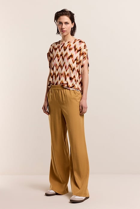 TROUSERS TENCEL SOFT CAMEL 1