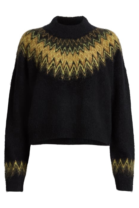 CLYDE FUNNEL NECK BLACK 4