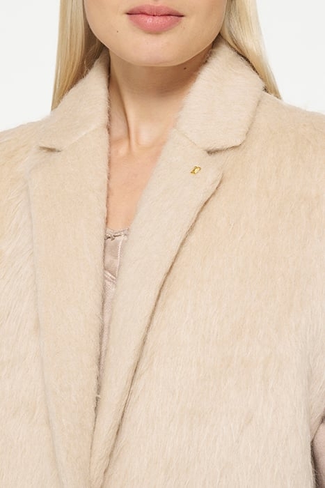 HAIRY SLEEVELESS BLAZER SEPIA SAND 7