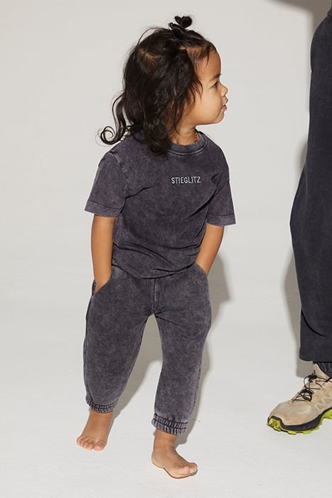 HODA KIDS SWEATPANTS WASHED BLACK 2