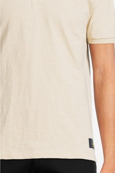 SLUB SS POLO PARCHMENT 4