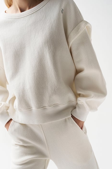 LOOSE FIT SWEATER ECRU 5