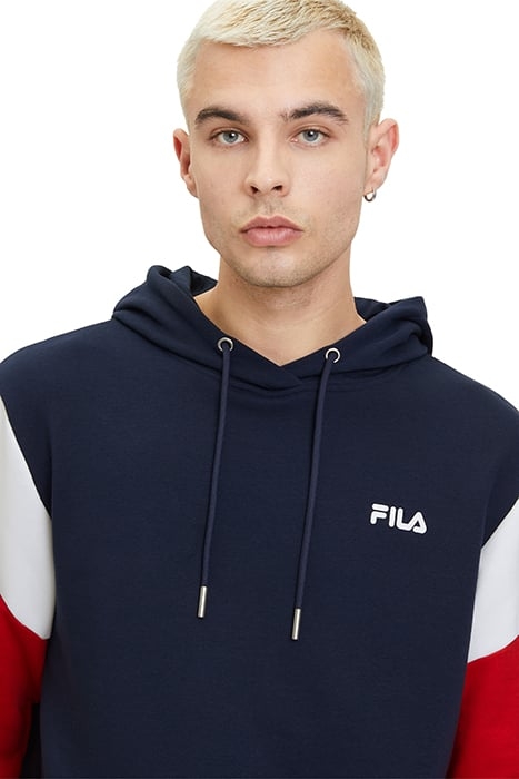 TRUDEN BLOCKED HOODY BLACKIRIS-TRRED-BRIWHIT 7