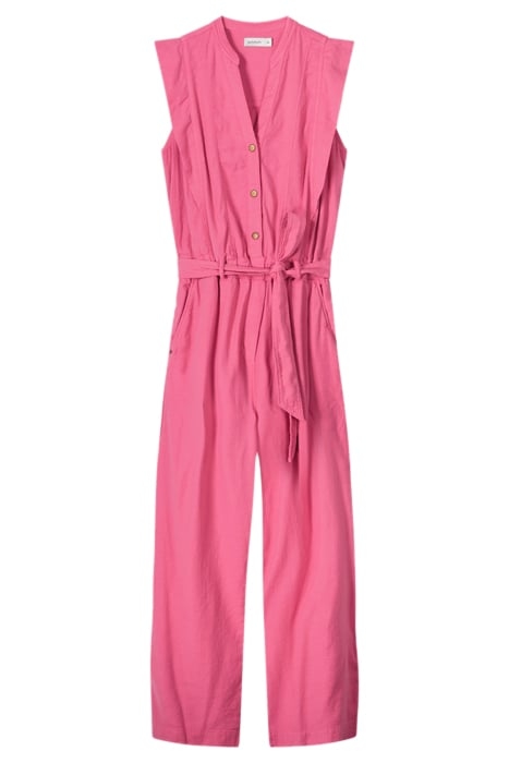 JUMPSUIT COTTON LINEN STRETCH COTTON CANDY 1