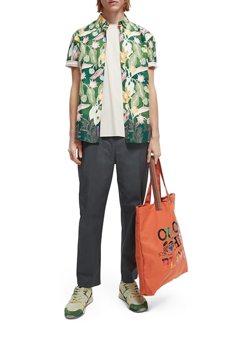 FAVE - REGULAR TAPERED-FIT LIGHTWEIGHT POPLIN JOGGER GRAPHIT 3