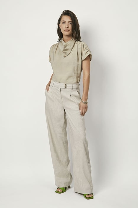 BLOOM DRAPEY DETAILED TOP DRY SAND 1