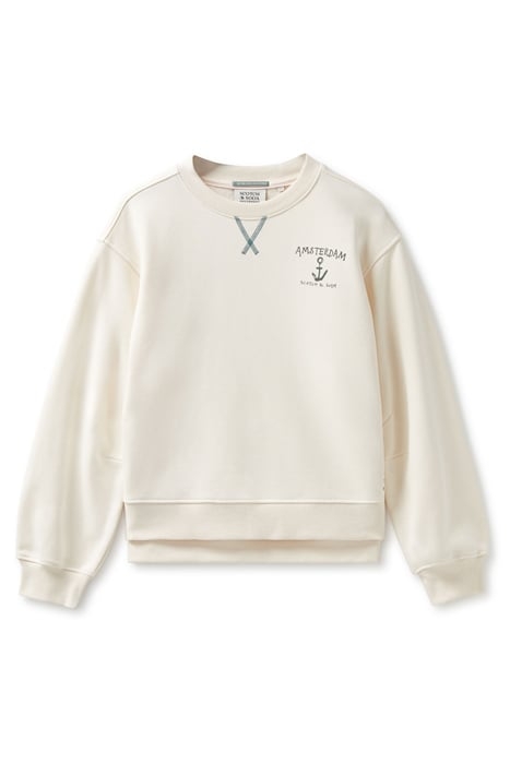 SWEATSHIRT WHITE CAP GREY 3