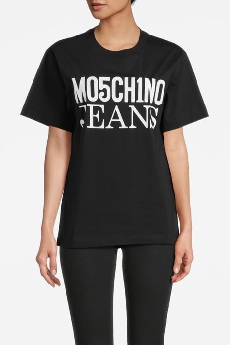 LOGO PRINT JERSEY T-SHIRT BLACK 1