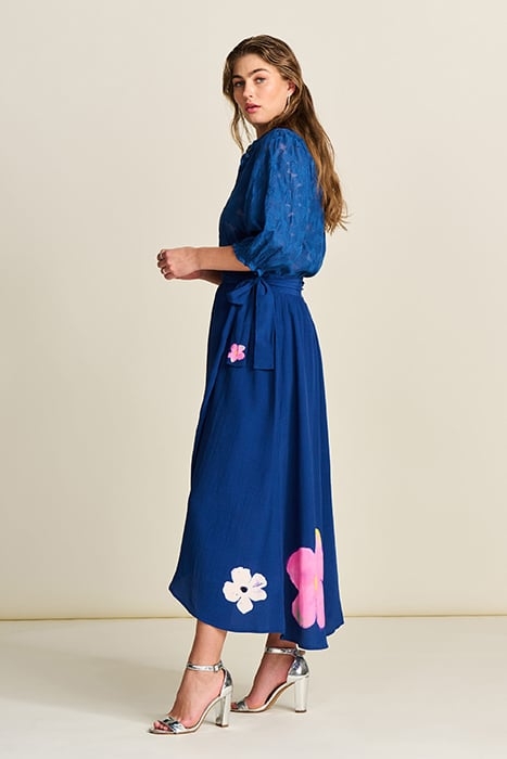 SKIRT - INK BLUE BLOSSOM BLUE 6
