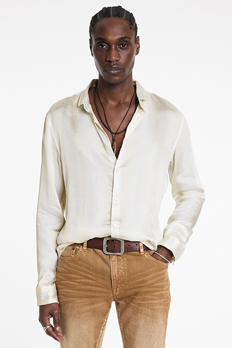 SLIM FIT SHIRT WITH WIRE INSERTED SHAPED CHINA WHITE 1