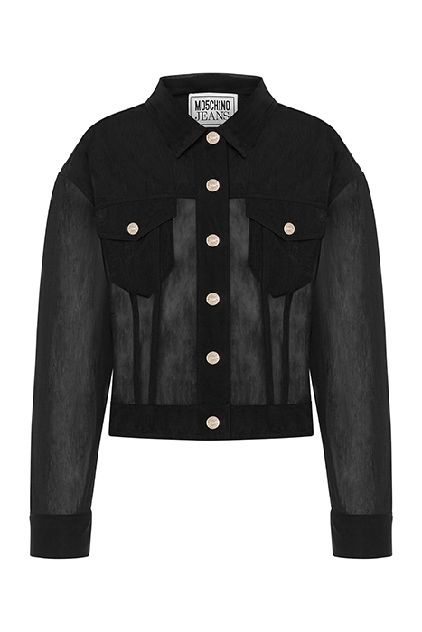 LIGHTWEIGHT NYLON JERSEY JACKET BLACK 3