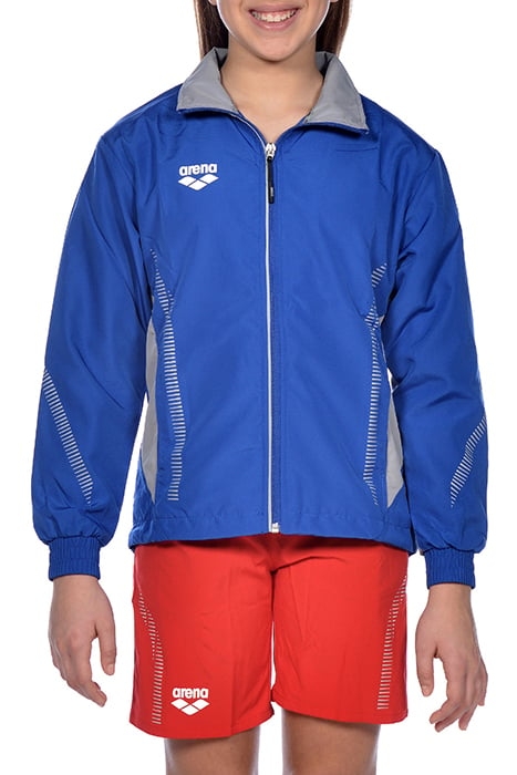 JR TL WARM UP JACKET ROYAL-GREY 1