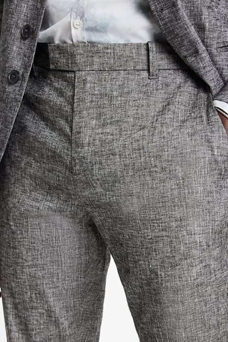SLIM FIT PANTS WITH WELT HIP POCKET AND MED GREY 3