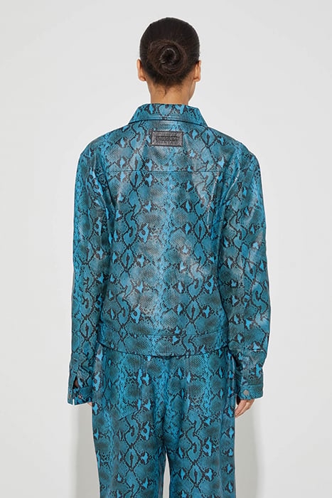 ISOBEL LEATHER JACKET BLUE 4