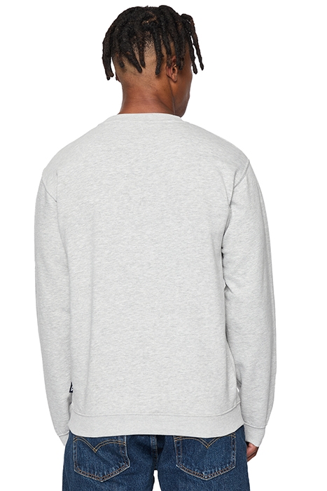 BOLLWILLER CREW SWEAT LIGHT GREY MELANGE 3